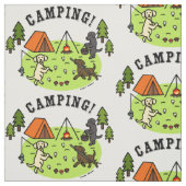 Tissu de camping des trois labradors (Échantillon)