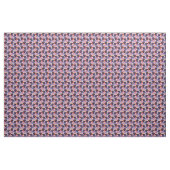 Tissu de canotage des chevaux noirs et rouges (Yard)