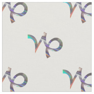 tissu de Capricorne hologramme