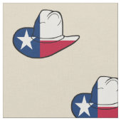 Tissu de casquette de cowboy de drapeau du Texas (Fermer)