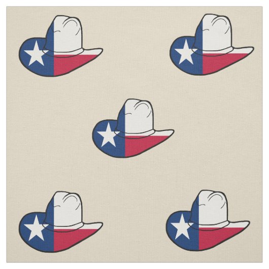 Tissu de casquette de cowboy de drapeau du Texas (Échantillon)