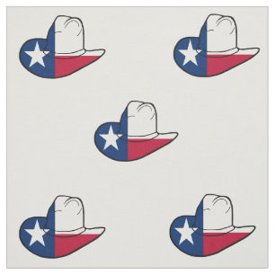 Tissu de casquette de cowboy de drapeau du Texas