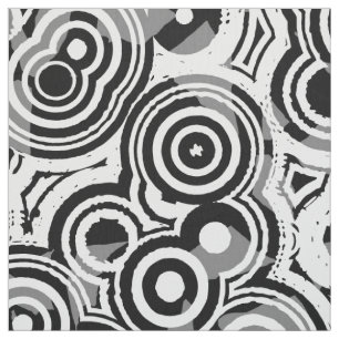 tissu de cercles abstraits