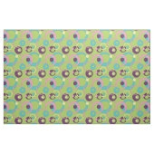 Tissu de cercles verts funky (Yard)