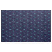 Tissu de cerfs clair de lune bleu minuit (Fat Quarter)