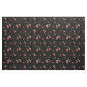 Tissu de cerise de crâne (Fat Quarter)