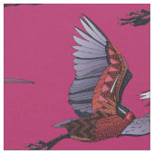 Tissu de cerise de héron Agami (Fermer)