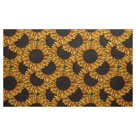 Tissu de champ de tournesols (Yard)