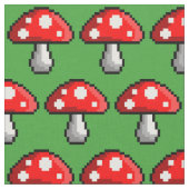 Tissu de champignon de pixel (Fermer)