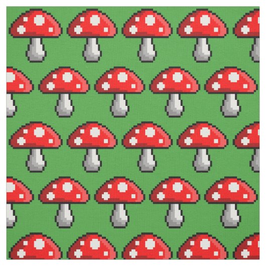 Tissu de champignon de pixel (Échantillon)