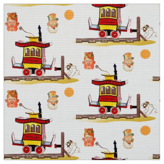 Tissu de chariot à bande dessinée