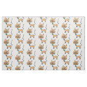 Tissu de chat de bande dessinée (Fat Quarter)