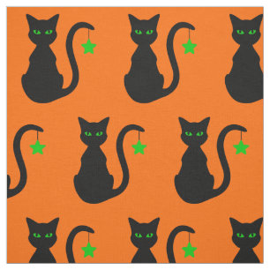Tissu de chat noir
