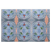 Tissu de chat Tabby gris pour masques faciaux (Fat Quarter)