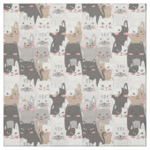 Tissu de chats mignon (Échantillon)