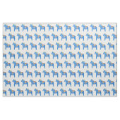 Tissu de Cheval Bleu (Yard)