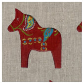 Tissu de cheval Dala en lin naturel (Fermer)