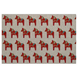 Tissu de cheval Dala en lin naturel