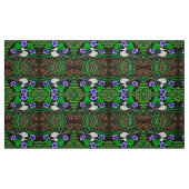 Tissu de chickadee et de violets (Fat Quarter)