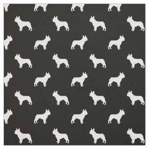 Tissu de chien de Boston Terrier - noir et blanc