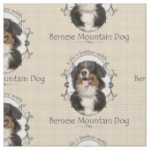 Tissu de chien de montagne de Bernese (Fermer)