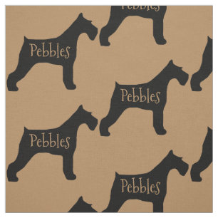 Tissu de chien Schnauzer géant personnalisé