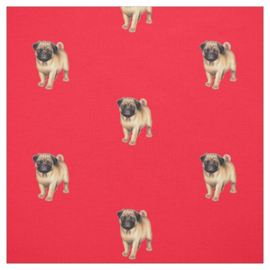 Tissu de chiot de carlin (Échantillon)