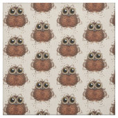 Tissu de chouette de café (Échantillon)