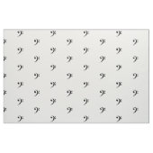 Tissu de clef basse par Leslie Harlow (Fat Quarter)