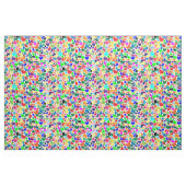 tissu de coeurs arc-en-ciel (Fat Quarter)