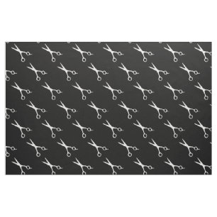 Tissu de coiffeur de motif de ciseaux de coiffeur