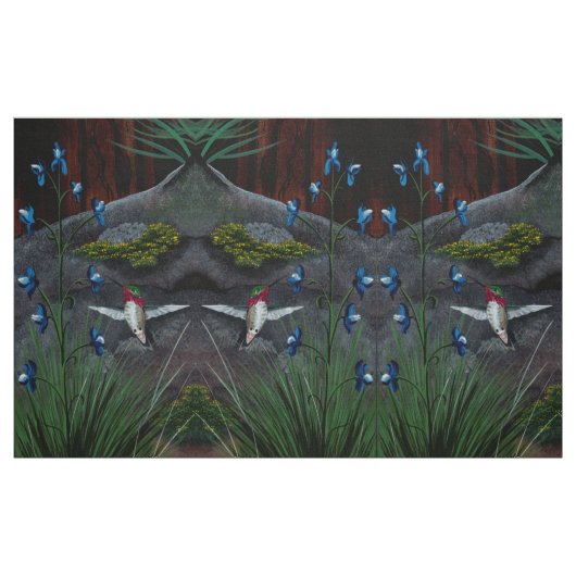 Tissu de colibri de Calliope (Fat Quarter)
