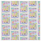 Tissu de collage de mot de mode de Digitals de (Échantillon)