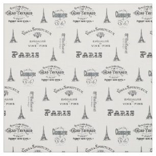 Tissu de collage d'étiquette de Paris