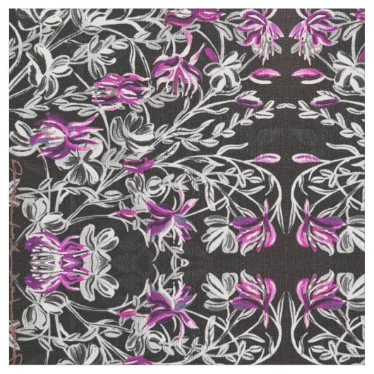 Tissu de colonne rose et noire (Fermer)