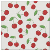 Tissu de conception de cerises (Fermer)
