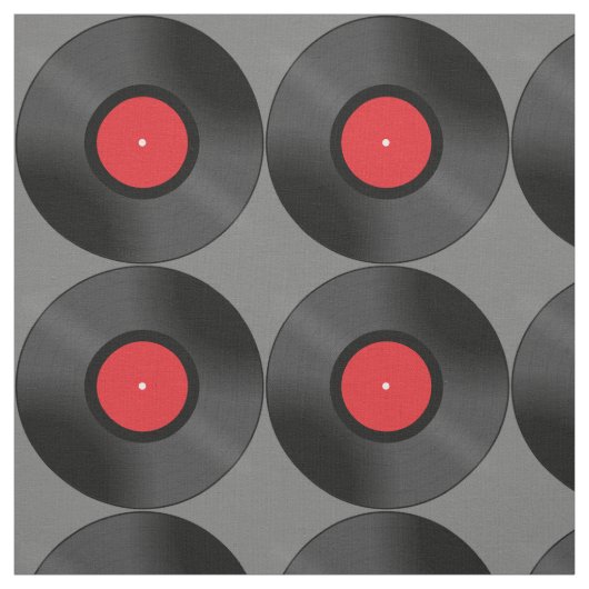 Tissu de conception de disque vinyle (Échantillon)