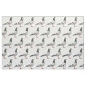tissu de conception de pigeon (Fat Quarter)