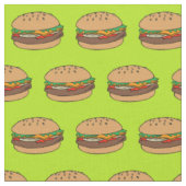 tissu de conception d'hamburger (Fermer)