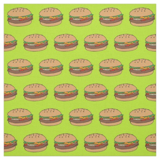 tissu de conception d'hamburger (Échantillon)