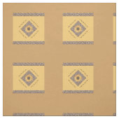 Tissu de conception d'impression jaune et tigre (Échantillon)