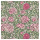 Tissu de conception florale rétro (Fermer)