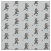 Tissu de conception Ninja gris (Fermer)