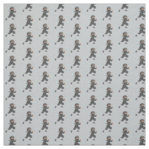 Tissu de conception Ninja gris