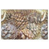 Tissu de cônes de pin (Fat Quarter)