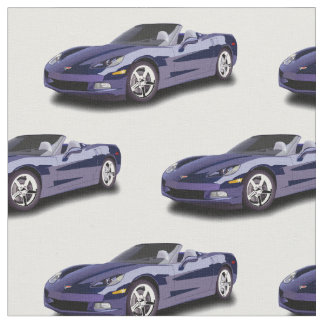 Tissu de convertible de Corvette