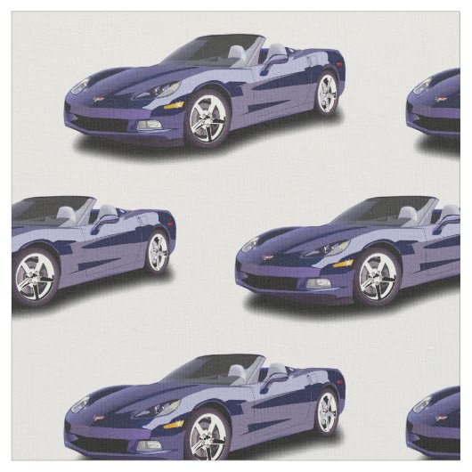 Tissu de convertible de Corvette (Fermer)