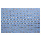 Tissu de copains de macareux (bleu-clair) (Fat Quarter)