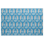 Tissu de corail d'étoiles de mer d'hippocampe (Fat Quarter)