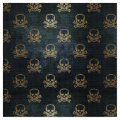 Tissu de costume gothique crâne et os (Fermer)